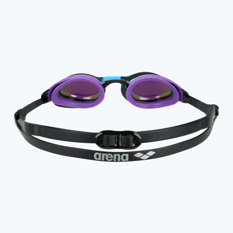 Arena Schwimmbrille Cobra Swipe Mirror smaragd/pflaume/schwarz 4