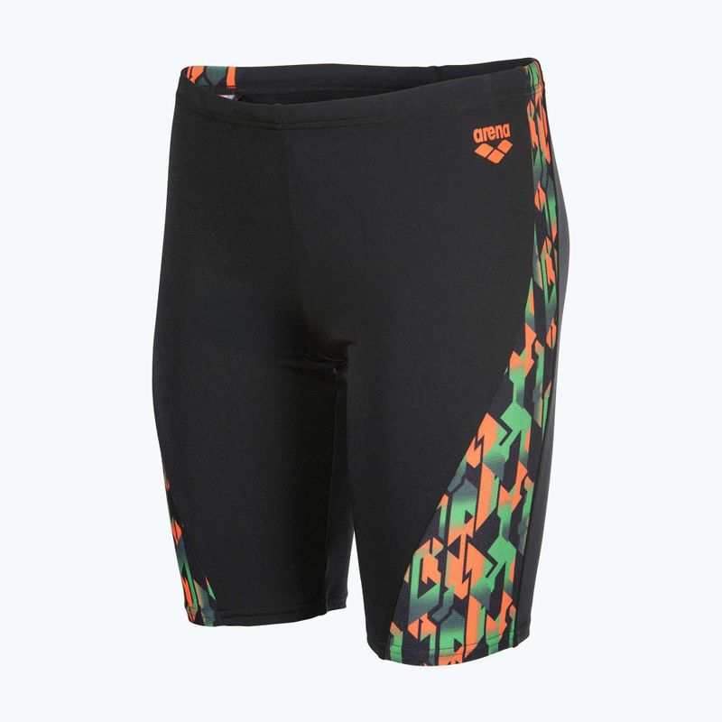 Kinder-Schwimmjammers arena Print Swim black/orange multi 8