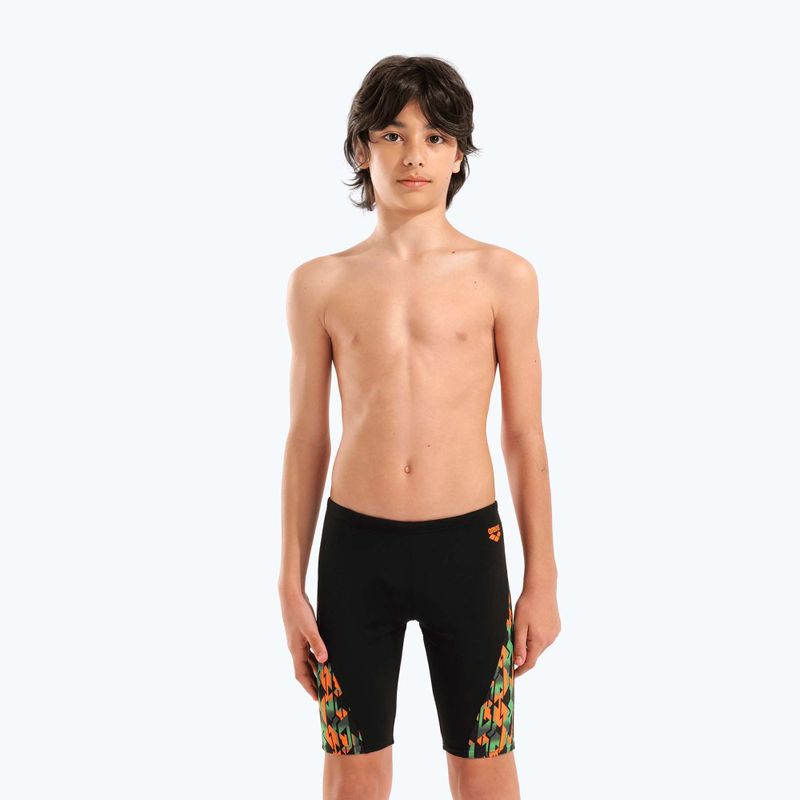 Kinder-Schwimmjammers arena Print Swim black/orange multi 3
