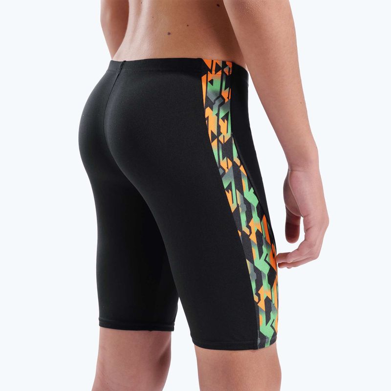 Kinder-Schwimmjammers arena Print Swim black/orange multi 5