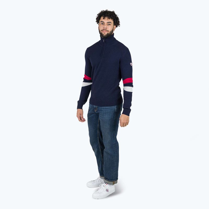 Sweter Herren Rossignol Signature Hz Knit dark navy 2