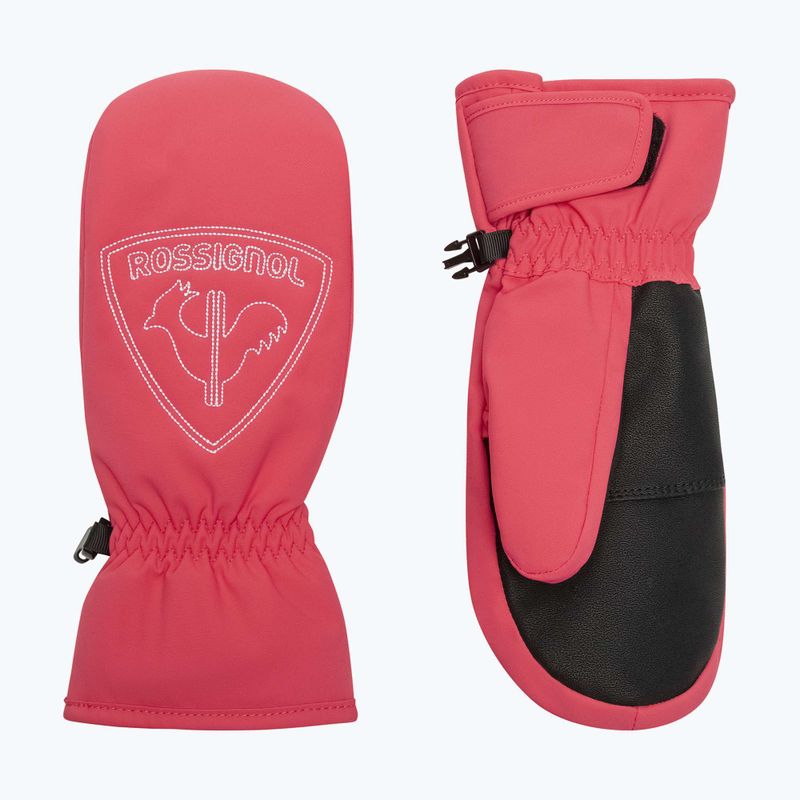 Skihandschuhe Kinder Rossignol Jr Rooster M tea Rosa 8
