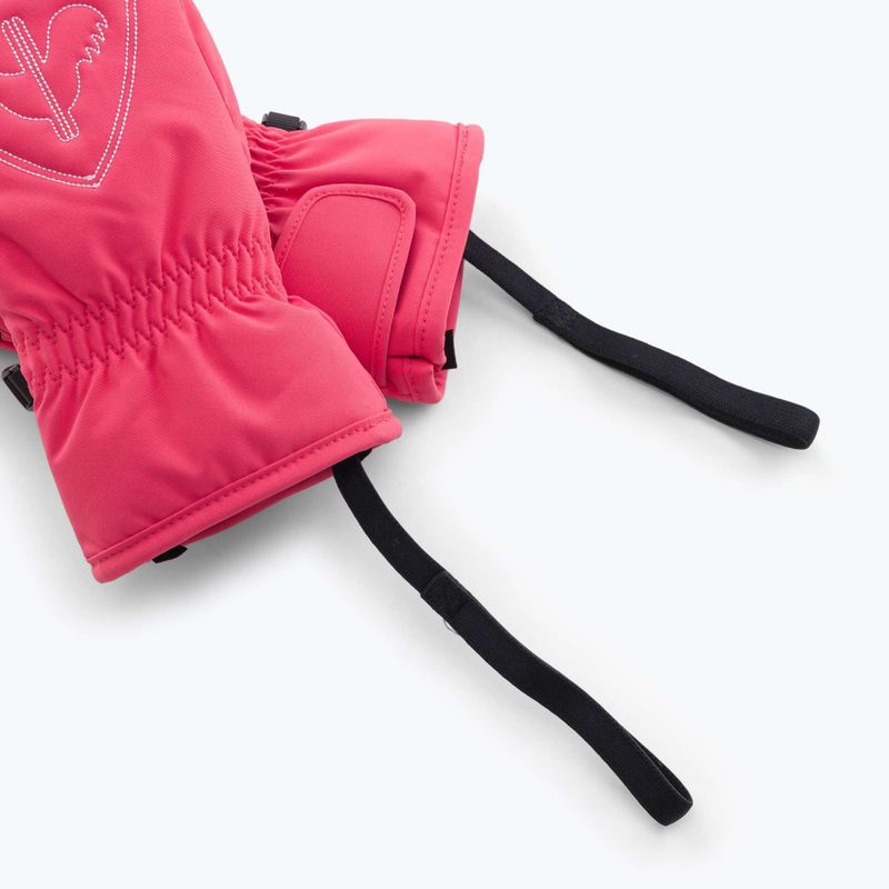 Skihandschuhe Kinder Rossignol Jr Rooster M tea Rosa 6