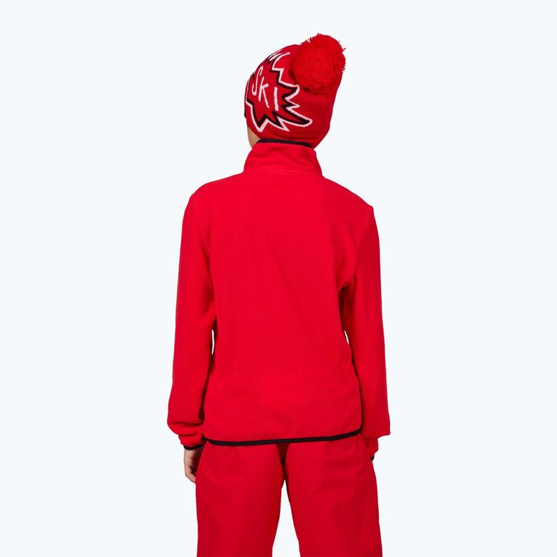 Sweatshrit Hoodie Kinder Rossignol Jr Strawpile Fleece Fz sports red 3