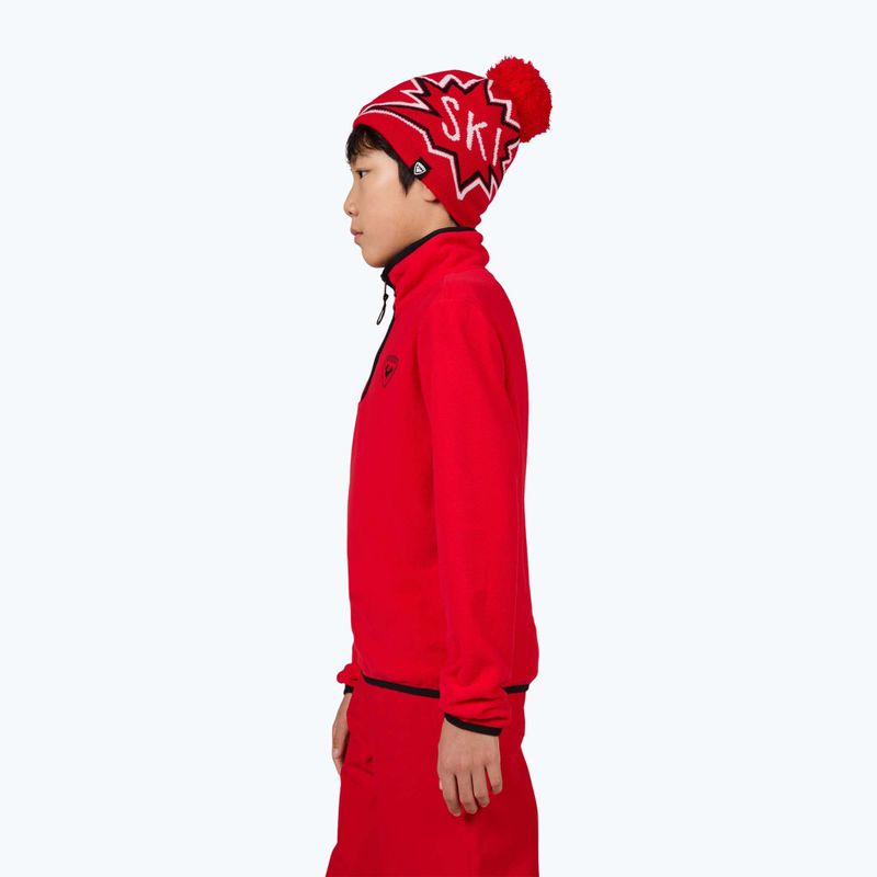 Sweatshrit Hoodie Kinder Rossignol Jr Strawpile Fleece Fz sports red 4