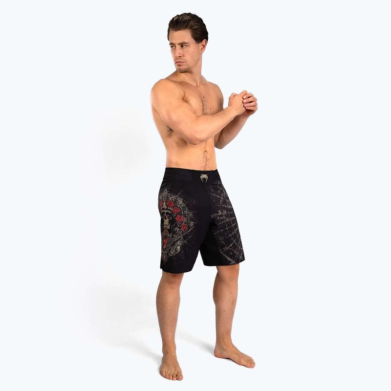Trainingsshorts Herren Venum Santa Muerte 5.0 Men’S Fight Shorts deep black/gold 5