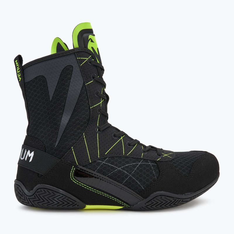 Venum Training Camp 4.0 Herren Boxschuhe schwarz/neugrün 3