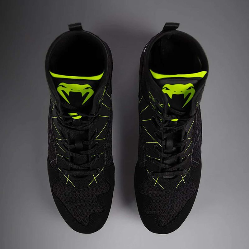 Venum Training Camp 4.0 Herren Boxschuhe schwarz/neugrün 12