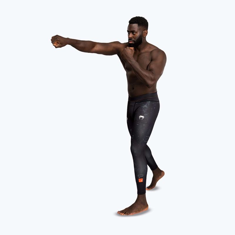 Herren Trainingsleggings Venum Eclipse Spats black/ivory 2