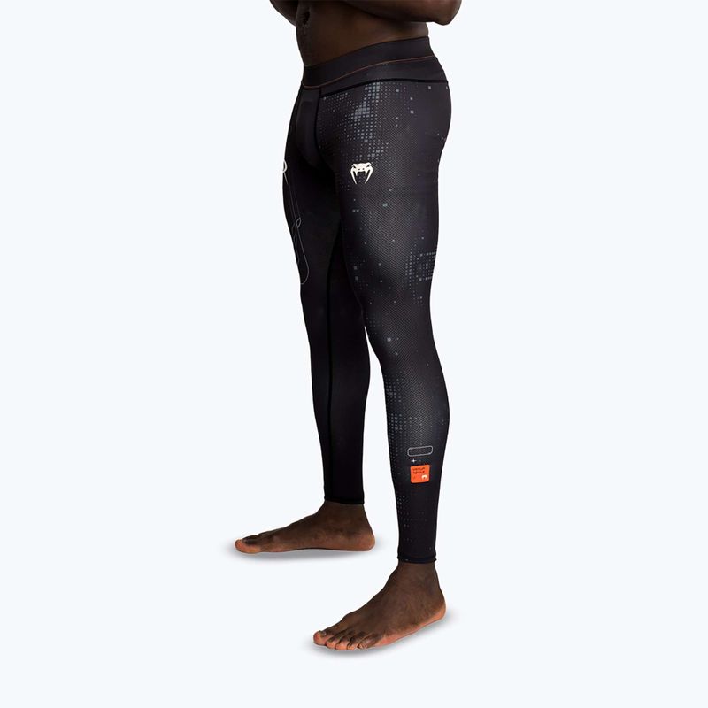 Herren Trainingsleggings Venum Eclipse Spats black/ivory 4