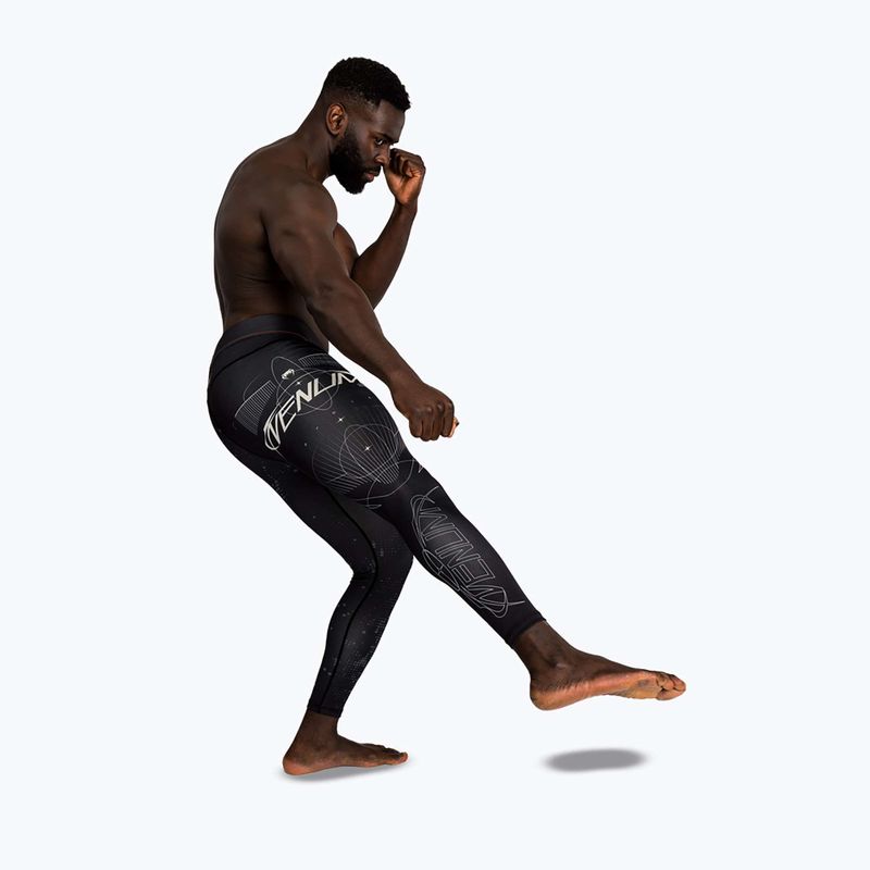Herren Trainingsleggings Venum Eclipse Spats black/ivory 10