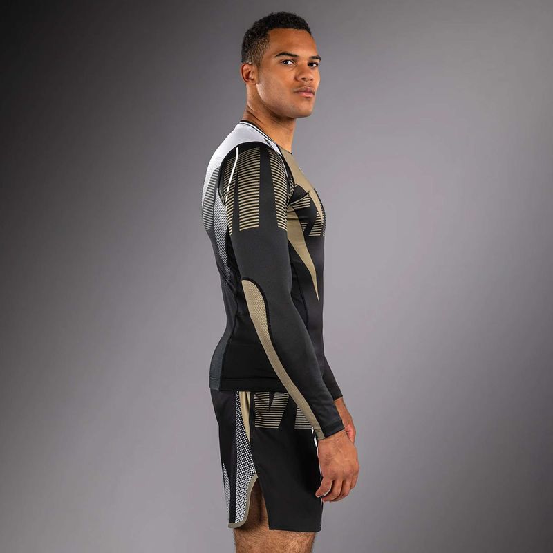 Herren Longsleeve Rashguard Venum Adrenaline Rashguard black/sand 4
