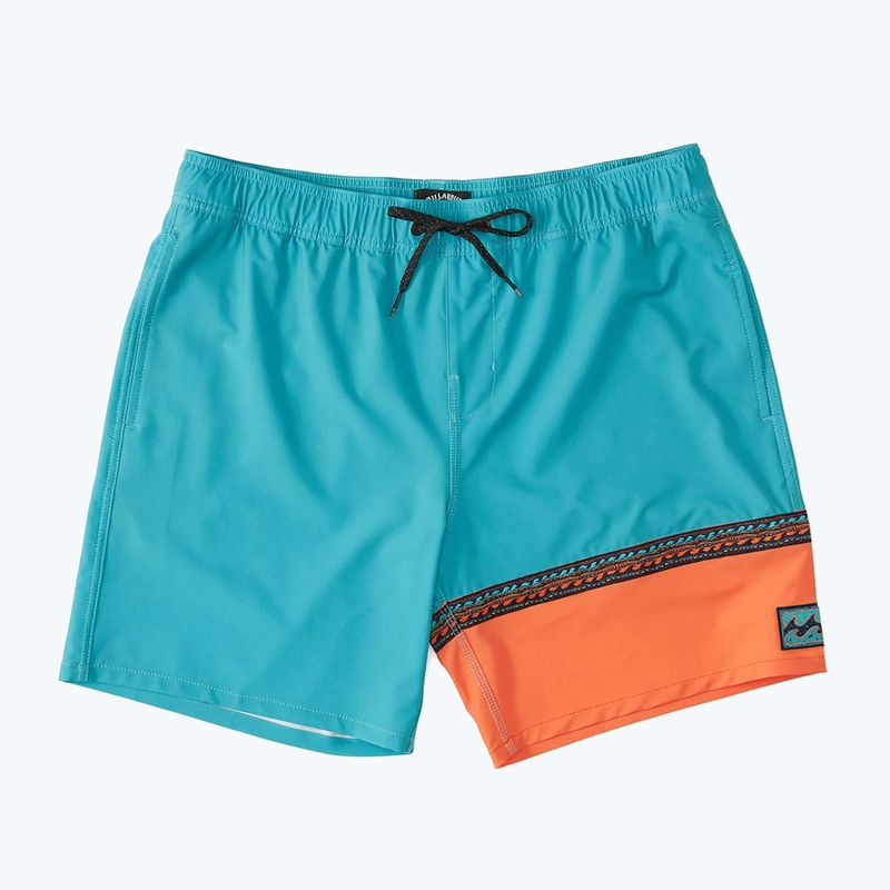 Badeshorts für Männer Billabong Burleigh Layback aqua 3