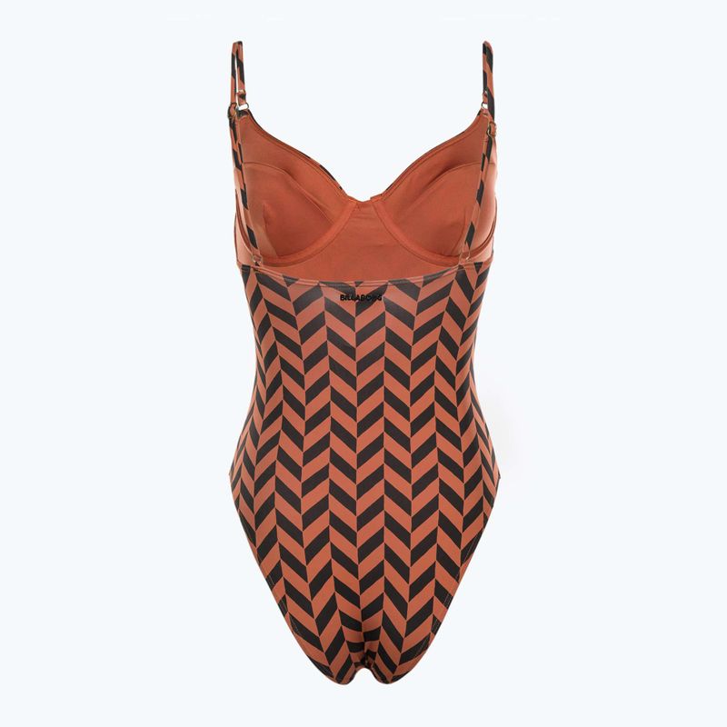 Einteiliger Badeanzug für Damen Billabong Cross Step brick 5