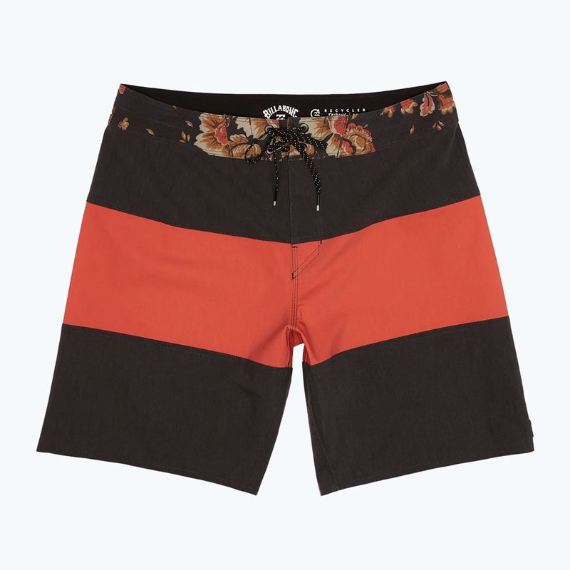 Herren Billabong Tribong Pro gewaschen rot schwimmen Shorts 5