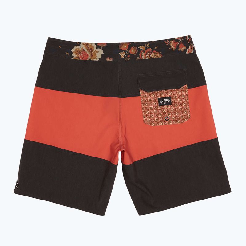 Herren Billabong Tribong Pro gewaschen rot schwimmen Shorts 6