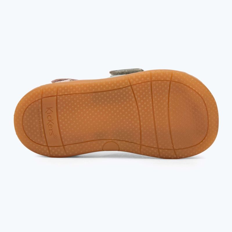 Kickers Kick Bazar hellrosa/multicolor Kindersandalen 4