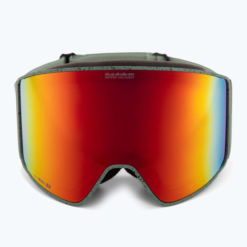 Herren-Snowboardbrille Quiksilver Storm MG Dark Ivy/Clux ML Red 3