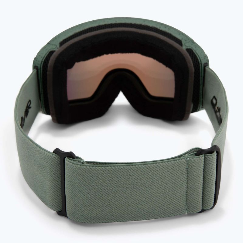 Herren-Snowboardbrille Quiksilver Storm MG Dark Ivy/Clux ML Red 6