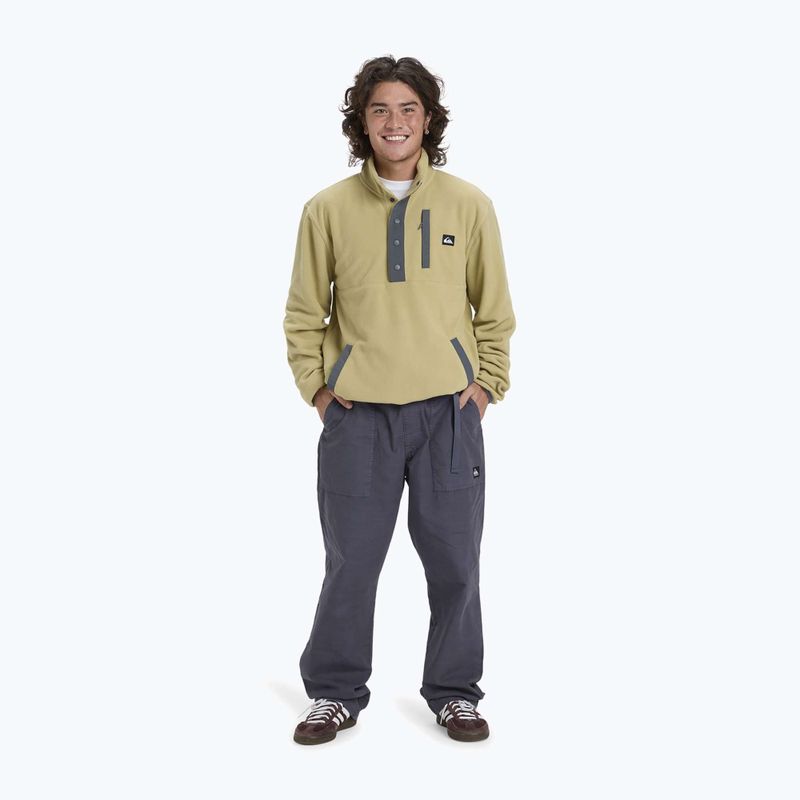 Herren Snowboard-Hoodie Quiksilver No Destinantion Half Snaps sponge 2