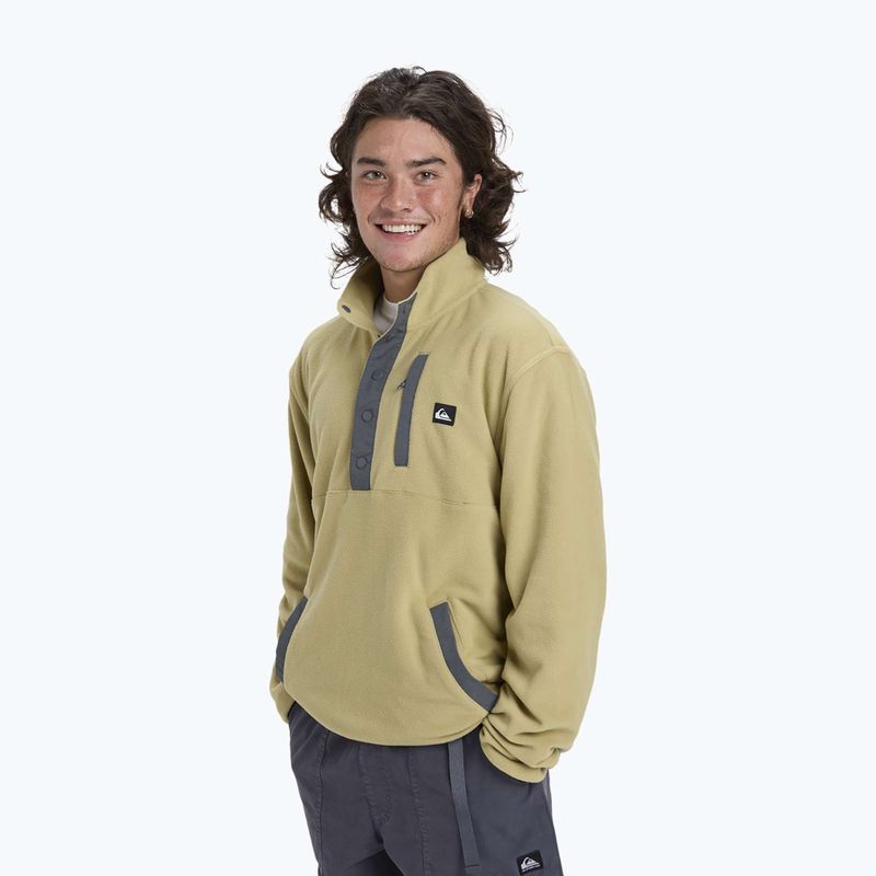 Herren Snowboard-Hoodie Quiksilver No Destinantion Half Snaps sponge 4
