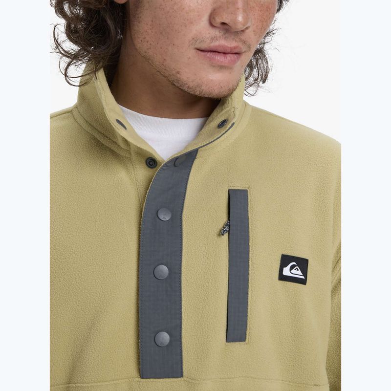 Herren Snowboard-Hoodie Quiksilver No Destinantion Half Snaps sponge 5