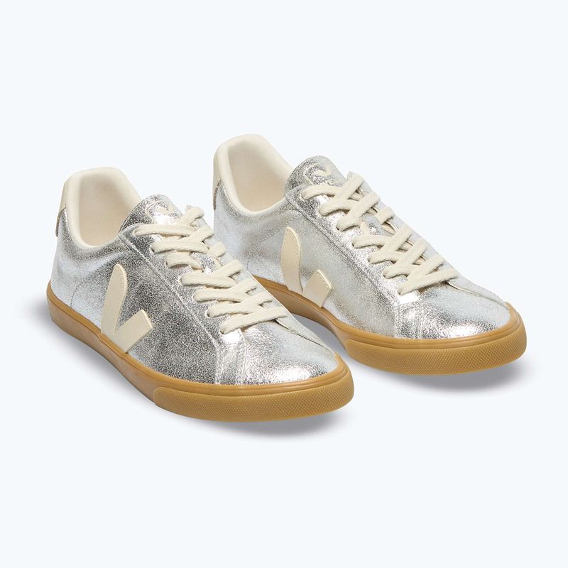 Damen-Schuhe VEJA Esplar Logo silver/pierre/natural 8