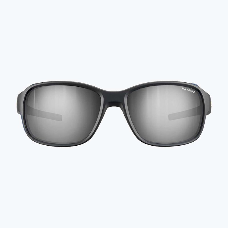 Sonnenbrille Julbo Monterosa 2 Polarized matte black/blue/orange 2