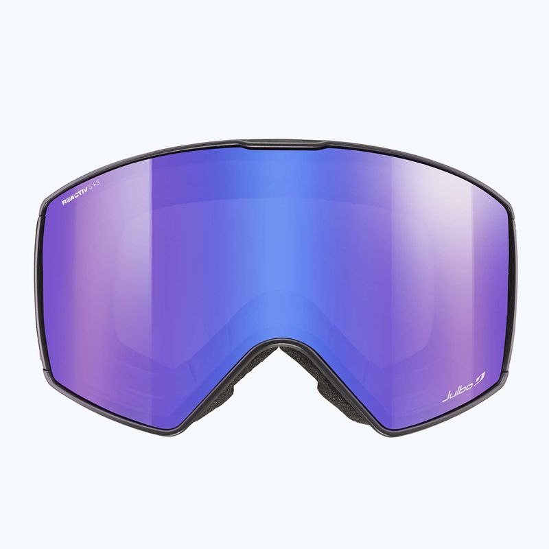 Skibrille Julbo Launcher Reactiv High Contrast black/flash blue 7