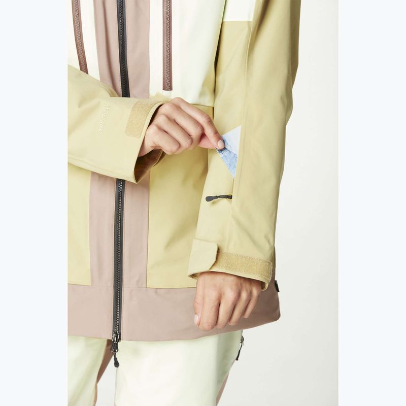 Skijacke Damen Picture Haakon roebuck / lime / cream hemp 5