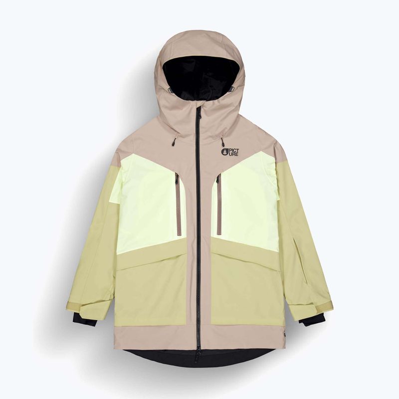 Skijacke Damen Picture Haakon roebuck / lime / cream hemp 7