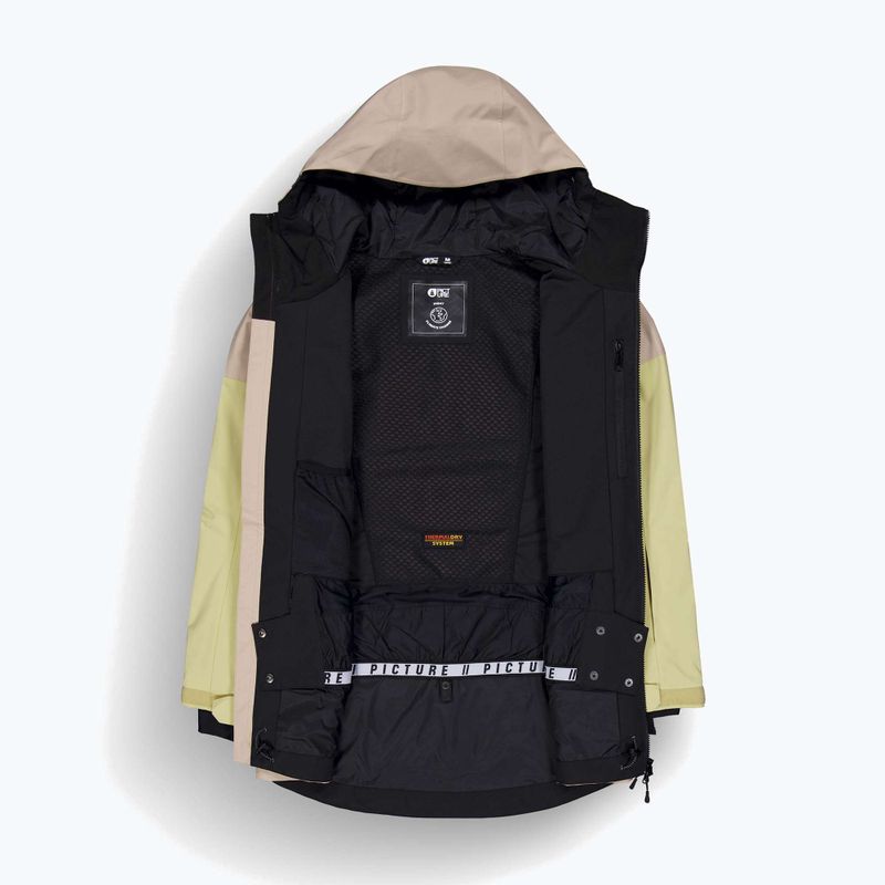 Skijacke Damen Picture Haakon roebuck / lime / cream hemp 9