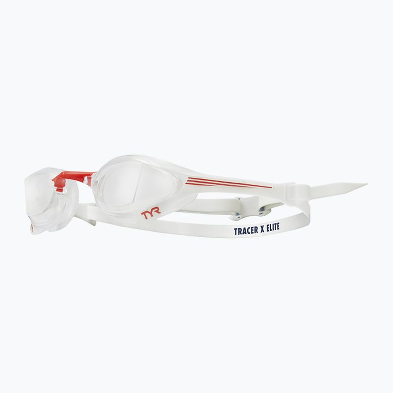 TYR Tracer-X Elite Rennschwimmbrille klar/rot/marine LGTRXEL_642 6