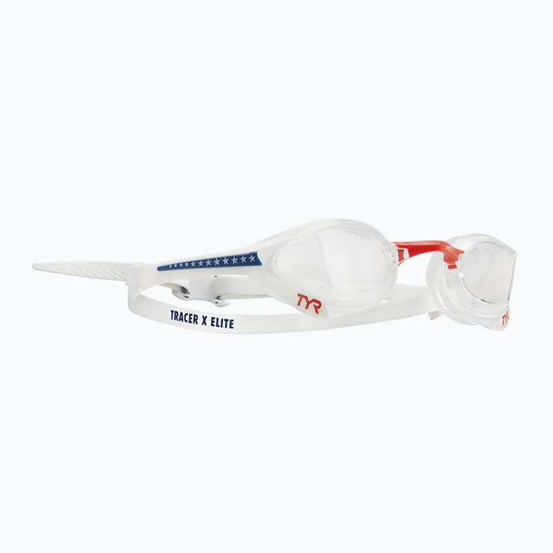 TYR Tracer-X Elite Rennschwimmbrille klar/rot/marine LGTRXEL_642 7