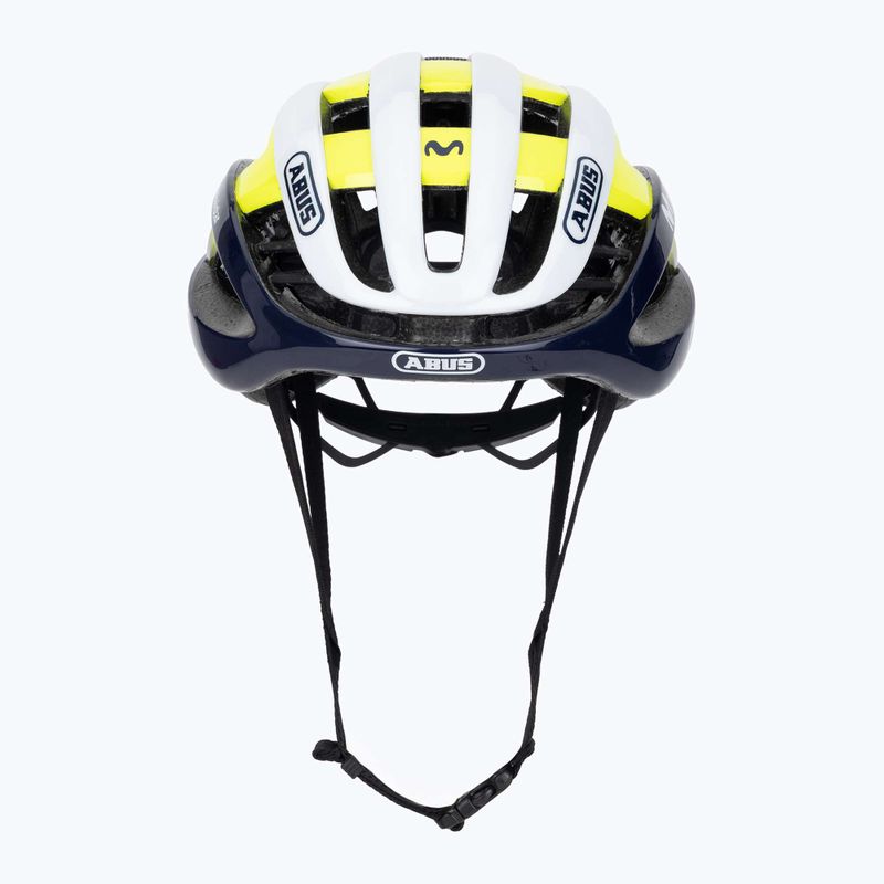 Fahrradhelm ABUS AirBreaker Movistar Team 24 navy/yellow/white 2