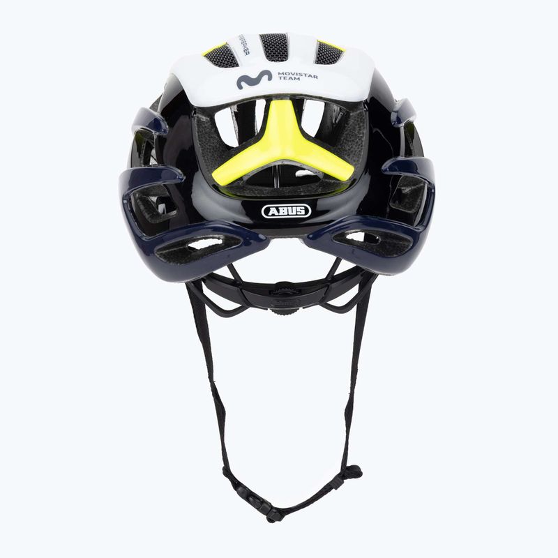 Fahrradhelm ABUS AirBreaker Movistar Team 24 navy/yellow/white 4