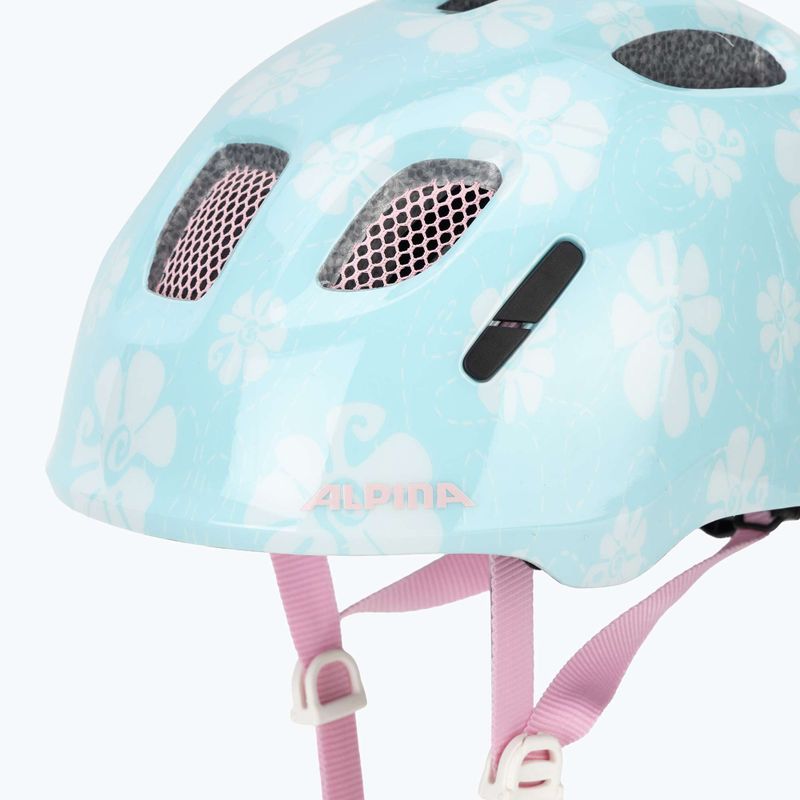 Fahrradhelm Kinder Alpina Ximo 2 Jr aqua rose flower gloss 8