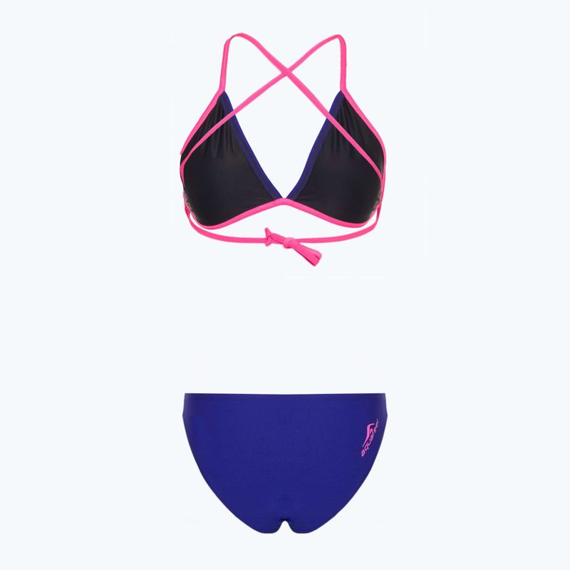 Bikini aquafeel Sun Bikini blue pink flames 2