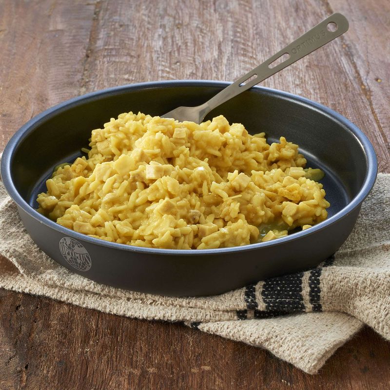 Gefriergetrocknete Lebensmittel Trek'n Eat Hähnchen in Currysauce mit Reis 3