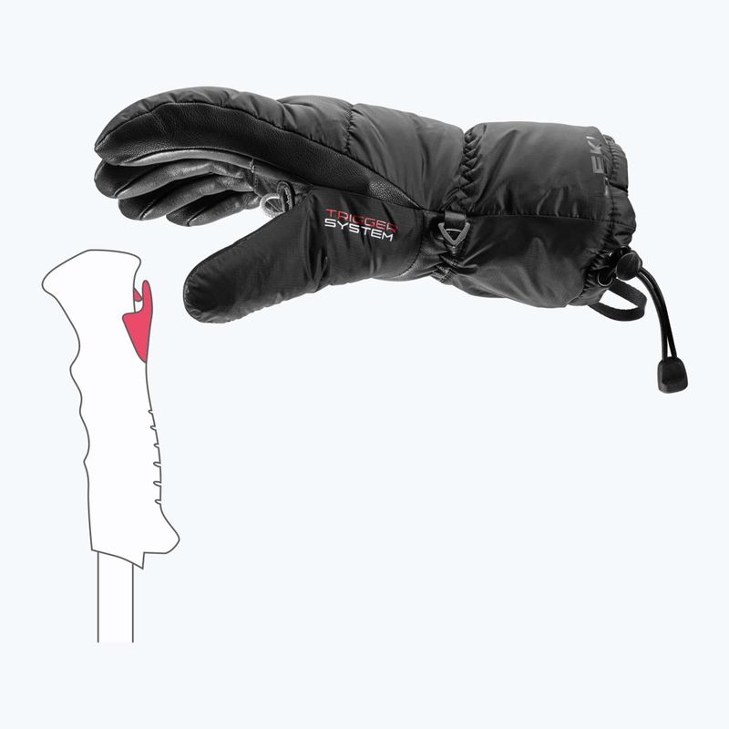 Damen-Skihandschuhe LEKI Glace 3D Women black 5