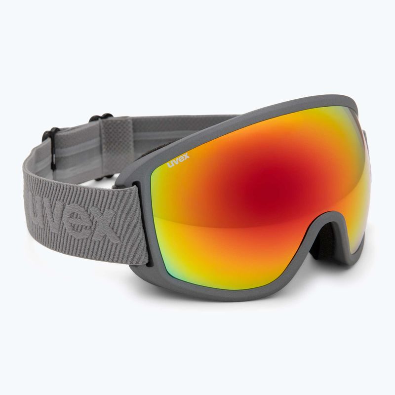 Skibrille UVEX Topic rhino matt/mirror rainbow rose