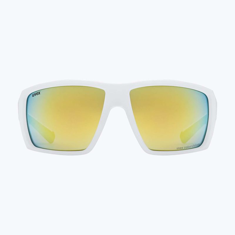 Sonnenbrille UVEX Mtn Venture CV white matte/mirror gold 2