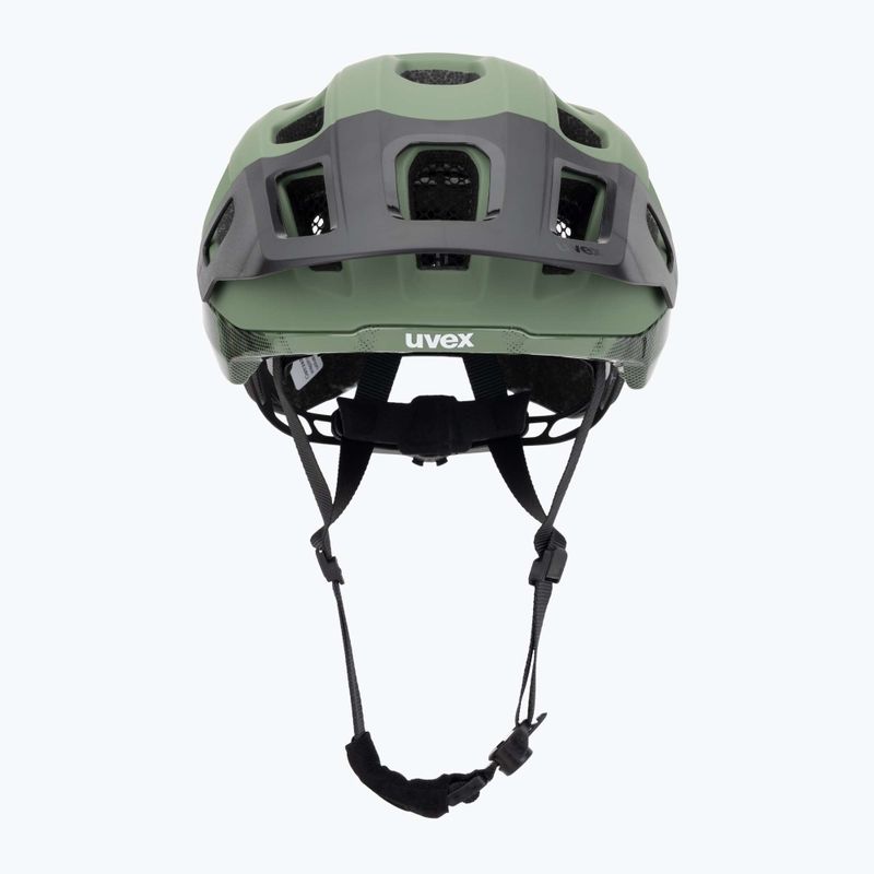 UVEX React MIPS Fahrradhelm moosgrün/schwarz matt 2