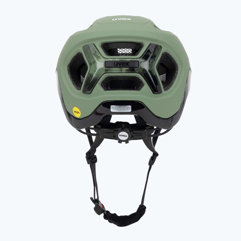 UVEX React MIPS Fahrradhelm moosgrün/schwarz matt 4