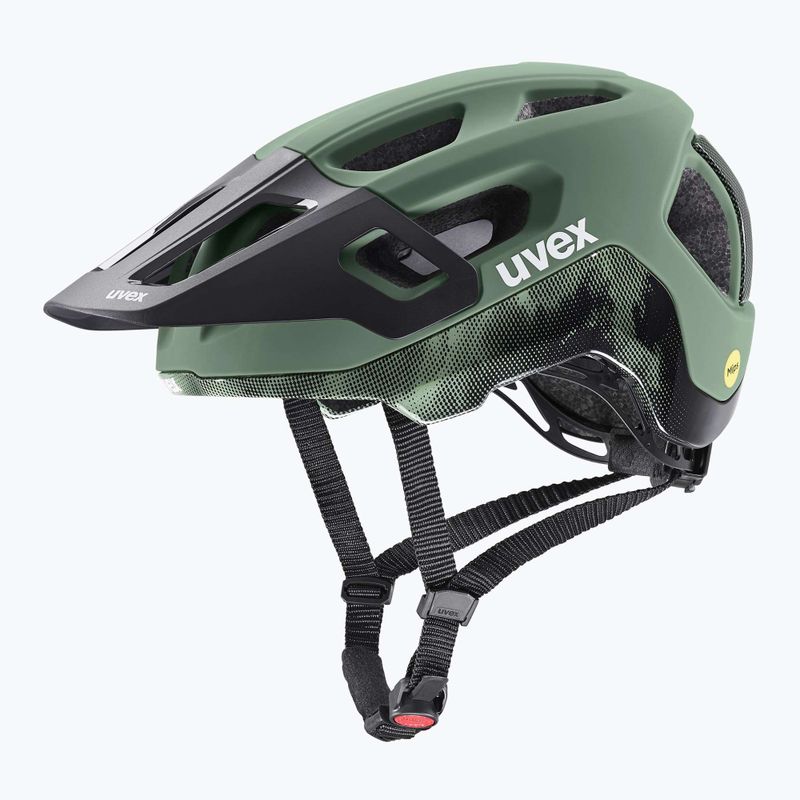 UVEX React MIPS Fahrradhelm moosgrün/schwarz matt 8