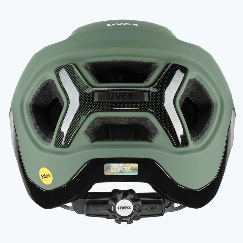 UVEX React MIPS Fahrradhelm moosgrün/schwarz matt 10