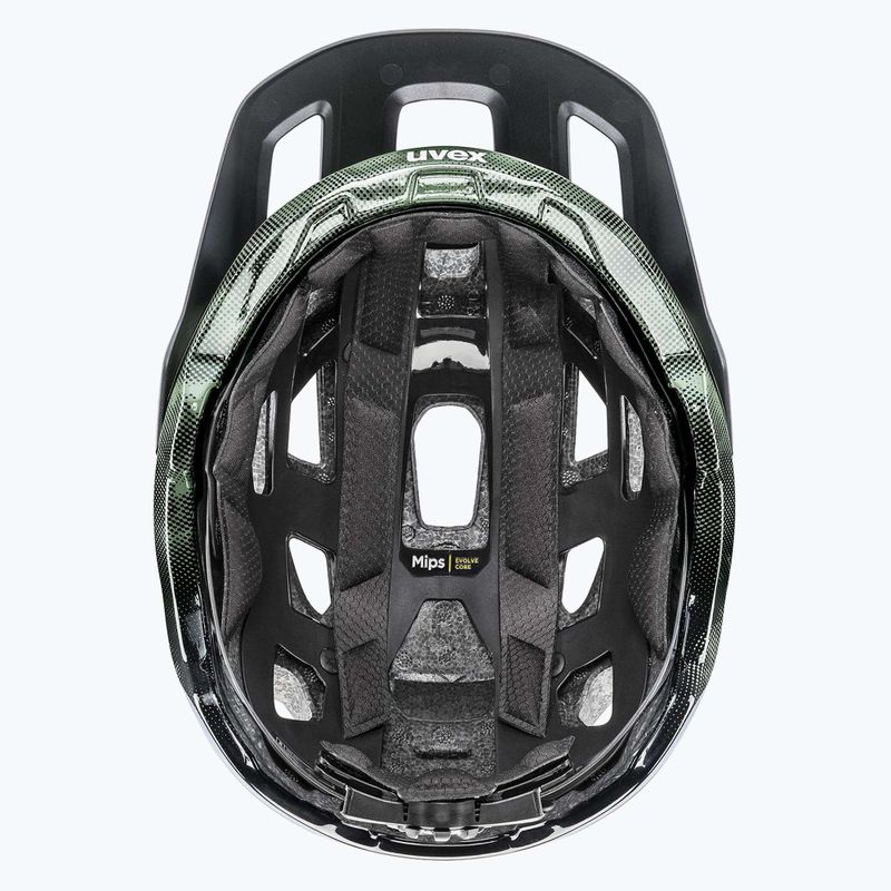 UVEX React MIPS Fahrradhelm moosgrün/schwarz matt 11