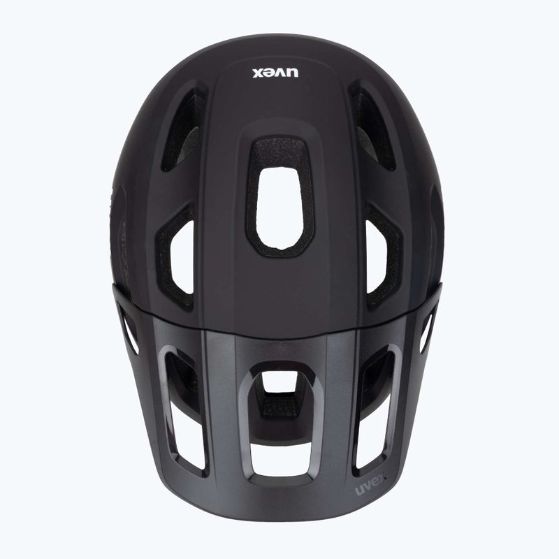 UVEX Fahrradhelm React schwarz/teal matt 6