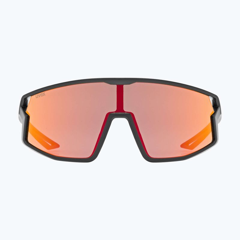 UVEX Kindersonnenbrille Skyryse Jr schwarz matt/rot verspiegelt 2