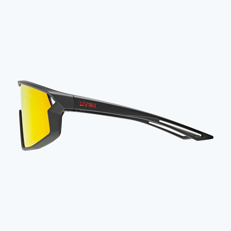 UVEX Kindersonnenbrille Skyryse Jr schwarz matt/rot verspiegelt 5